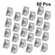 thumbnail image 2 of 50pcs 2028 Aluminum Alloy Angle Bracket Joint Corner Angle L Bracket Fastener for T Slot Aluminum Extrusion Profile, 2 of 3
