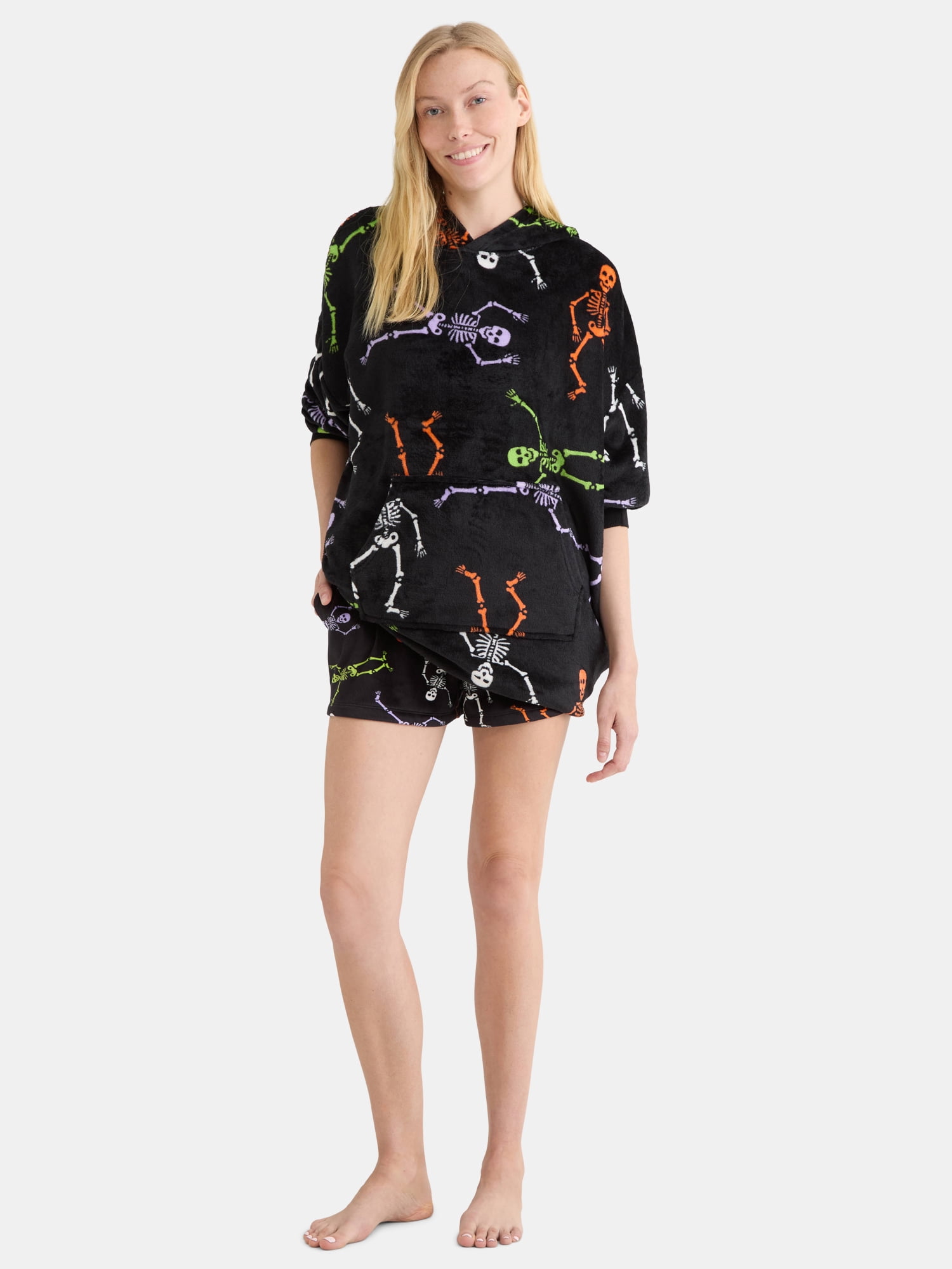 Halloween Women's Sleep Shorts from Way To Celebrate, 2-Pack, Sizes XS-3X