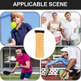 thumbnail image 3 of Pickleball Paddle Grip Tape Breathable Anti-slip Shock-absorbing Soft Pickleball Racket Racquet Overgrip Wrap Pickleball Accessories -Orange, 3 of 8