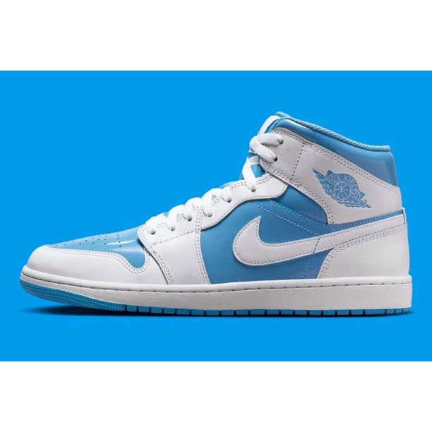 N I-K-E A i r-Jor-dan 1 Mid Legend Blue White FZ2142-114 Men's Shoes NEW Sneakers UNC