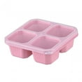 thumbnail image 2 of Bento Snack Box Contenedor De Comida Dividido Portátil Para Dulces, Pasta, Frutas Secas, Color Rosa, 2 of 9