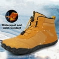 thumbnail image 4 of Botas de nieve Botas Zapatos de algodón cálidos Felpa Impermeable Senderismo Cómodo Nieve A prueba de viento (39) Amarillo Likrtyny Tenis De Mujer Tenis De Hombre, 4 of 7
