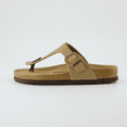 thumbnail image 4 of Cushionaire Leah Thong Sandals for Women - Cork Footbed Flip Flops for Women with Memory Foam and Adjustable Buckle Strap, 4 of 11