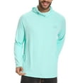 thumbnail image 2 of Men’s UPF 50+ Hoodie Shirt with Mask Long Sleeve Permanent UV Sun Protection Neck Gaiter Performance T for Outdoor, 2 of 9