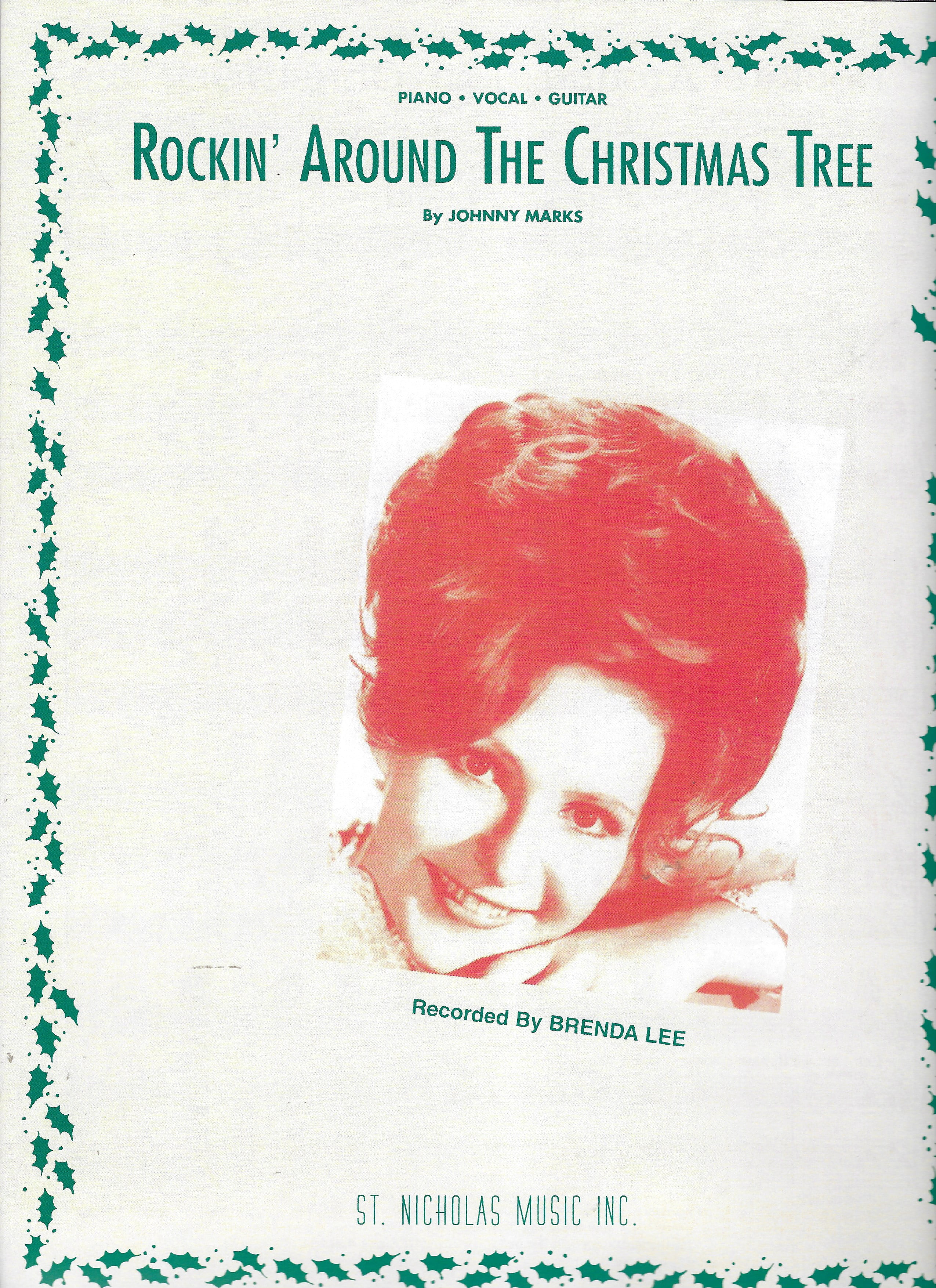 Brenda Lee Rockin' Around the Christmas Tree Sheet Music - Walmart.com ...