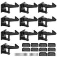 thumbnail image 2 of Spencer 20 Pack Universal Cabinet Locks Child Safety, Adhesive Child Kids Baby Proof Drawer Cabinet Locks Latches, No Drilling or Tools Required (Black), 2 of 9
