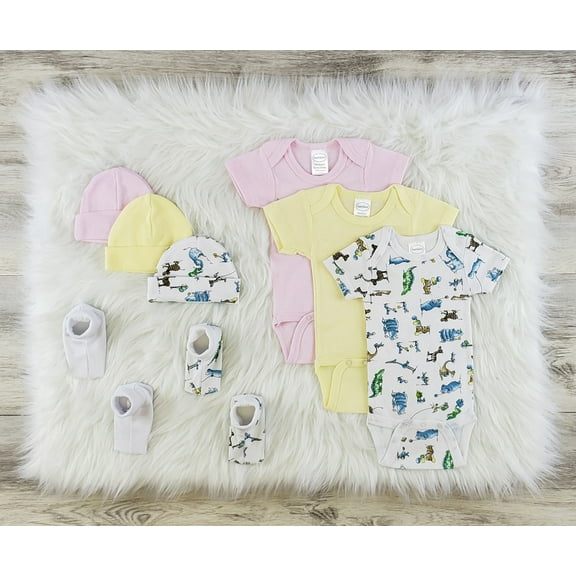 Bambini 9 Pc Layette Baby Clothes Set