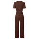 thumbnail image 5 of Conjunto de 2 piezas para mujer: top corto fruncido y pantalones anchos. Ligero y elástico. Ideal para viajes, vacaciones y ropa deportiva., 5 of 5