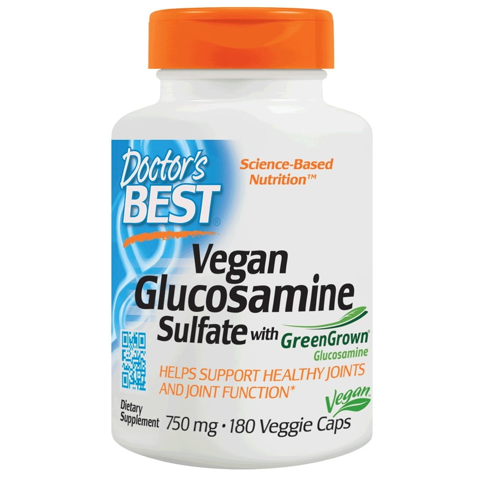 Doctor's Best Vegan Glucosamine Sulfate with GreenGrown Glucosamine