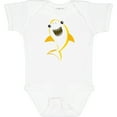 thumbnail image 3 of Inktastic Cute Shark, Little Shark, Yellow Shark Boys or Girls Baby Bodysuit, 3 of 5