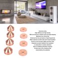 thumbnail image 3 of 4 Pcs Speaker Isolation Feet Pad, Speaker Foot Isolation Spikes Cone Pads Floor Protectors Shockproof Kit For Speaker,Subwoofer,,Turntable,Recorder CD DAC, 3 of 8