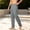 Gray men's elastic waist pants a1, variant on BRELIL Men's Straight Leg Elastic Waist Casual Lounge Pants Flowy Long Relaxed Fit Pajama Pants for Party Sleepwear, Orange S