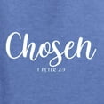 thumbnail image 5 of Wild Bobby Chosen 1 Peter 2:9 Inspirational/Christian Unisex Graphic Hoodie Sweatshirt, Vintage Heather Blue, Medium, 5 of 5
