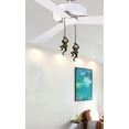 thumbnail image 2 of Royal Designs Swinging Frog Fan Pull Chain, Antique Brass- Set of 2, 2 of 3