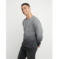 thumbnail image 2 of Hanes Sweatshirt Originals Men's Ombre Dye Crewneck V Notch 6 Colors sz S-3XL, 2 of 7