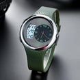 thumbnail image 3 of Findtime Cool Watches for Men Unique Unusual Different Designer Watch Dual Time Zone Analog Digital Young Mens Wristwatch Waterproof, 3 of 7