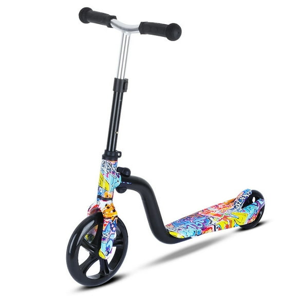 Amdohai Scooter for Kids Big Wheels Scooter Folding Kick Scooter for Toddlers 3-8 Year with Adjustable Height Lightweight Scooter