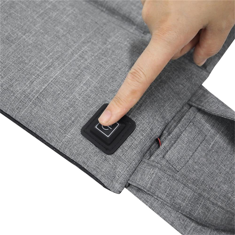 Chair Outdoor USB Rechargeable Heated Seat Cushion Portable Folding Chair Seat Mat 3 Heating Levels Electric Heating Pad