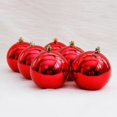 thumbnail image 1 of Adornos navideños de colores - Decoraciones para árboles de Navidad (6 piezas, rojo), 1 of 4