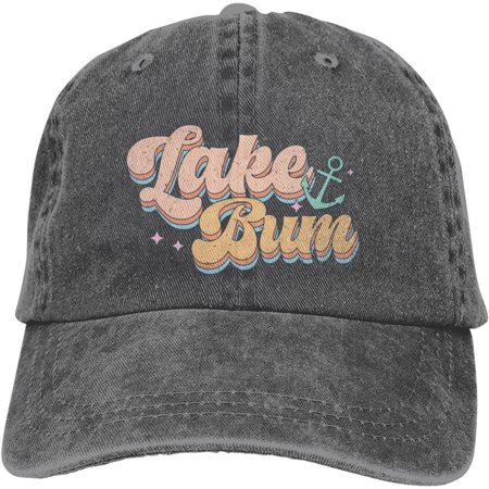Lake Bum | Lake Life Baseball Cap Golf Dad Hat Cotton Hat for Men Women
