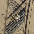 thumbnail image 4 of Birdeem Shirts for Men Mens Fashion Casual Solid Color Cargo Pockets Buttons Short Sleeve Turndown Collar Blouse, 4 of 10