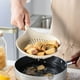 thumbnail image 5 of Cuchara Ranurada, Colador De Cocina Grande, Utensilio Para Servir Con Mango Largo, Ideal Para Escurrir Pasta, Verduras Y Sopas; Antiadherente Y Confiable; Apto Para Lavavajillas., 5 of 9