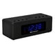 thumbnail image 1 of Emerson CKS2023AM/FM Radio despertador dual con pantalla LED azul de 0,6", atenuador de 4 niveles y despertador con radio/zumbador, negro, 1 of 5