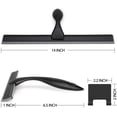thumbnail image 2 of Hiware All-Purpose Shower Squeegee for Shower Doors, Bathroom, Window and Car Glass - Stainless Steel, 10 Inches, 2 of 7
