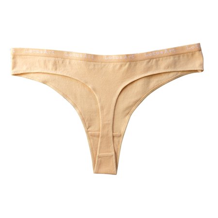 

6 Pack Women s No Pinching No Problems Dig-Free Comfort Waist with Lace Microfiber Cotton Thong