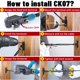 thumbnail image 4 of Muzata 10 Pares Kit De Barandilla De Cable Negro 1/8"" Swage Toggle Turnbuckle Hardware T316 Acero Inoxidable Para Poste De Madera Sistema Woodeasy Ángulo 180 Cubierta De Escalera Ajustable 10 Líneas, 4 of 5