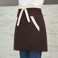 thumbnail image 2 of Chef Work Bib Apron with Pockets Oil Stain Resistant Waterproof Half Work Apron for Home Kitchen Bar Baking Server Aprons, 2 of 7