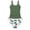 00&Army Green720, variant on Lullu Girls' Tankini Swimsuits UPF50 Tank Top Bathing Suit Beachwear Swimwear, Sizes 7-16