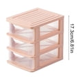 thumbnail image 3 of Transparent Drawer Desktop Storage Box - Multi-Layer Plastic Organizer for Cosmetics, Stationery & Office Supplies - Space-Saving Design Ideal for Home, Dorm & Office Use, 3 of 5