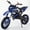 Blue, variant on FONA 49cc 2-Stroke Dirt Bike for Kids 8-12, 25mph Mini Motorcycle with Dual Disc Brakes, Multi Terrain Tires, Suspension & Soft Seat Black