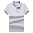 thumbnail image 1 of adviicd Polo pour Hommes Polo à Manches Courtes Col Classique Business GY2,L, 1 of 2