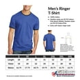 thumbnail image 6 of Old Glory Mens Halloween Raven Lunatic Short Sleeve Graphic Ringer T Shirt, 6 of 6