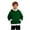 ZZ01-Dark Green, variant on Ulanda Boys School Uniform Hoodies Solid Zip Up Long Sleeve Sweatshirt Oversized Hooded Pullover Tops Athletic Sports Outwear Coats (Sky Blue, 7-8 Years)