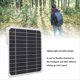 thumbnail image 3 of Kit de Panel Solar Resistente Al Agua, Cargador Solar Portátil de 20 W con 2 USB para Exteriores, Alimentado por Batería para Acampar con Estante de Montaje, 3 of 5