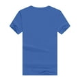 thumbnail image 5 of Oalirro Blue Blouses for Women $5 Ladies Tshirts Plus-Size Fashion Crew Neck Short Sleeve T-shirt, 5 of 5