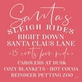 thumbnail image 2 of Lux + Me Designs 26x26 White Modern Wood Framed Museum Art Print Titled - Santas Sleigh Rides, 2 of 4