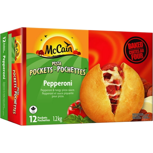 McCain® Pepperoni Pizza Pockets2, 12 x 100g