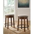 thumbnail image 2 of Signature Design by Ashley Casual Valebeck Counter Height Stool, Brown/Black, 2 of 6