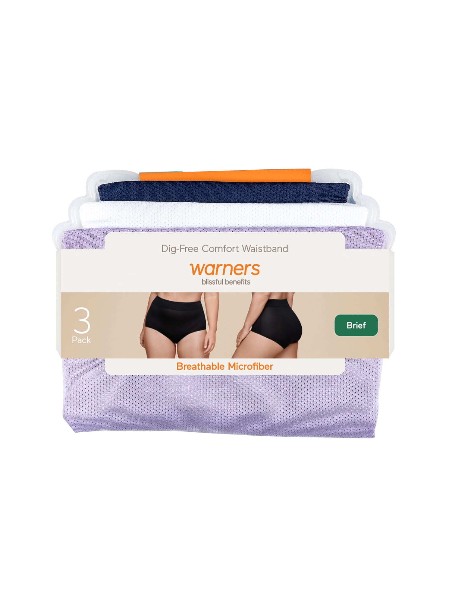 Warners® Blissful Benefits Women's Breathable Moisture-Wicking Microfiber Brief