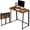 Antique wood, variant on EDX Folding Computer Desk, 31.5 Inch Compact Foldable Writing Workstation for Small Spaces, Easy Assembly Space-Saving Home Office Table, Oak Finish,Natural