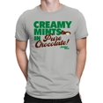 thumbnail image 2 of Officially Licensed Junior Mints Creamy Mints in Pure Chocolate Men's T-shirt, 2 of 3
