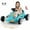 Blue, variant on Costway 12V Kids Electric Go Kart 7AH Battery Powered Ride on Race Toy with Remote Control White