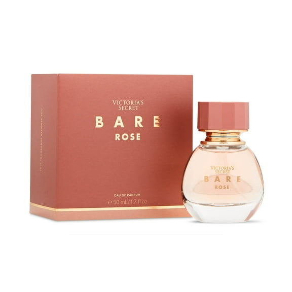 Victoria's Secret Bare Rose Eau de Parfum, Notes of Pear Skin, Rosa Centifolia & Sheer Woods, Perfumes for Women (1.7 oz)
