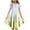 Light Blue, variant on Spazoro Toddler Girls Tiered Dress, Floral Print Flutter Sleeve Casual Round Neck Princess Dresses for Child Girls Yellow Size 13 T