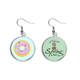 thumbnail image 1 of Postre dulce purpura dona alimentos Colgante decorativo temporada pendientes de primavera joyas Unbranded M, 1 of 3