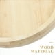 thumbnail image 2 of 2X Mesa Auxiliar Redonda Plegable de Madera con Clip para Sofá, Brazo para Sofá, Mesa con Reposabrazos para Comer/Bebidas/Aperitivos/Control Remoto/Control, 2 of 5
